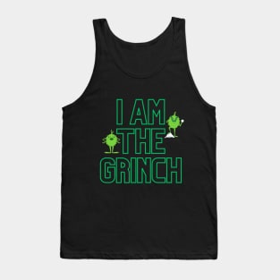 I Am The Grinch Christmas Design Tank Top